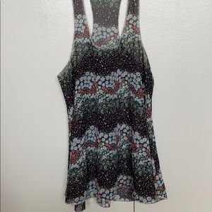 Ocean Drove flowy crop top, Small